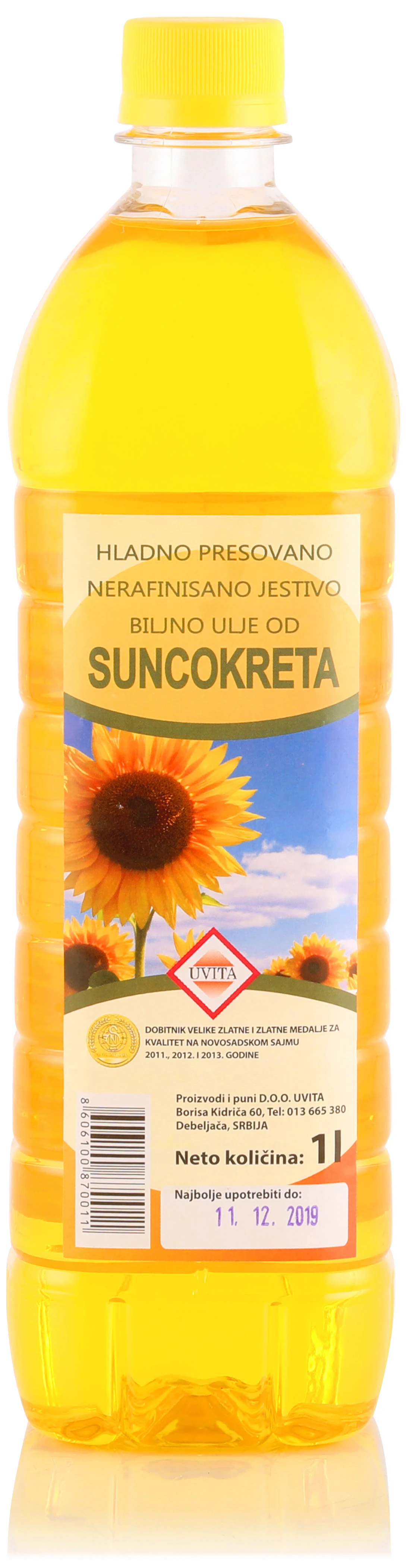 Suncokretovo ulje 1 l Uvita